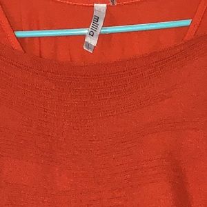 Miilla Clothing Dresses - Orange double dress. Miilla Clothing Dresses - Orange double dress.